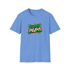 Super Papa Ireland Flag/Irish themed T-Shirt – Comic-Style Father’s Day Tee