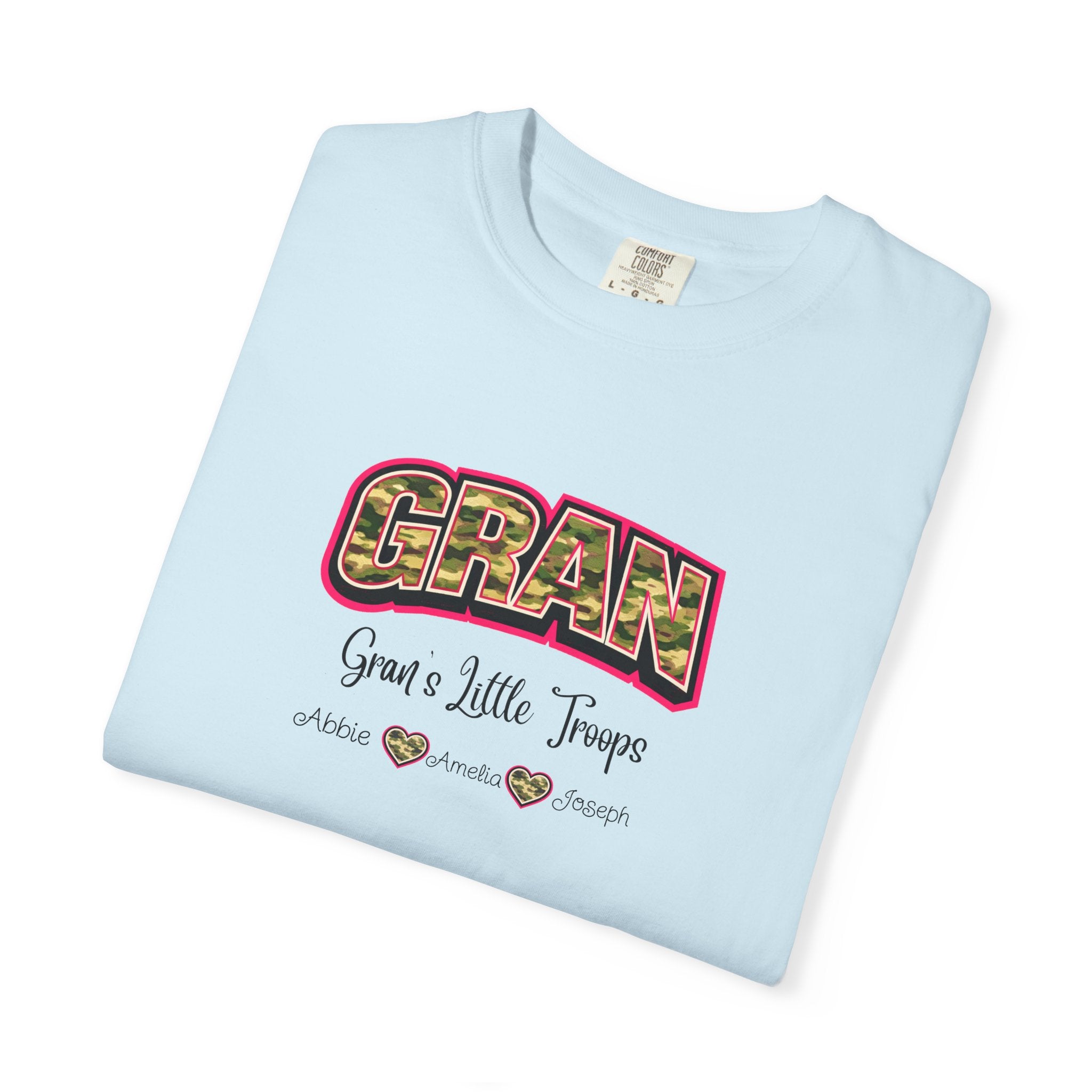 Gran Grandma T-Shirt — "Gran: Good a Little Trouble" Vintage Floral Tee