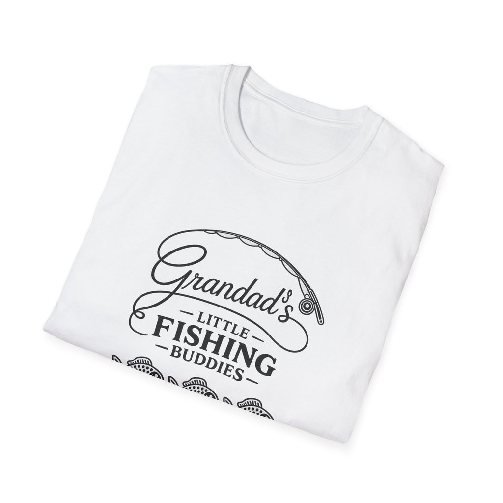Granddad's Little Fishing Buddies T-Shirt — Grandpa & Kids Fishing Gift