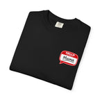 Hello Mama Pocket T‑Shirt — Cute 'Hello Mama' Name Tag Graphic Tee for New and Expecting Moms