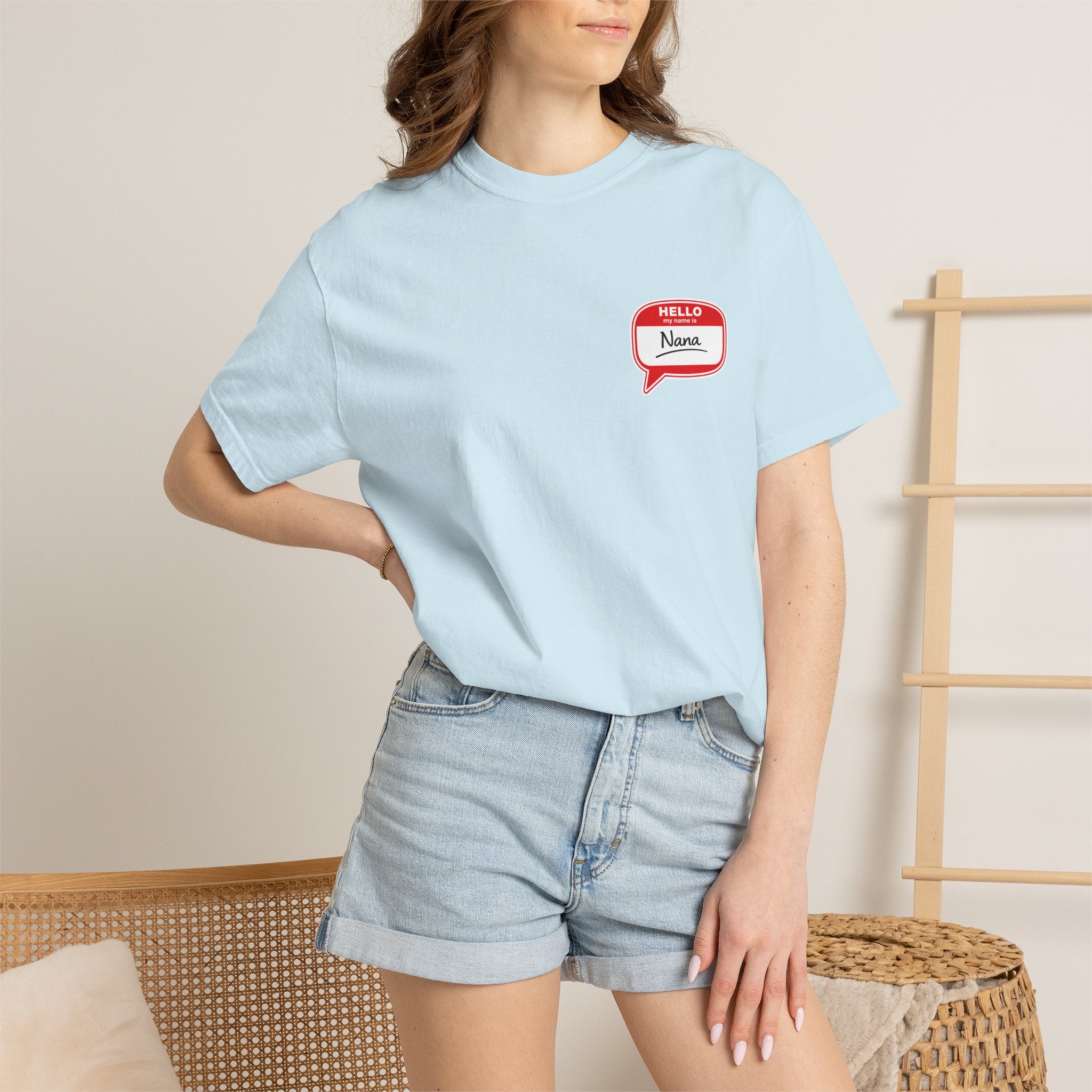 Nana Name Badge T-Shirt