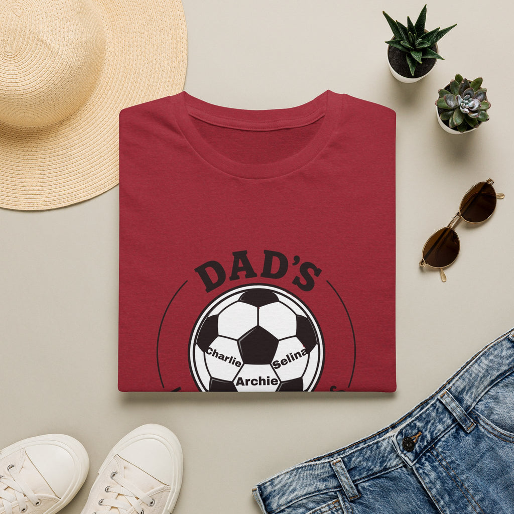 Dad’s Little Football Buddies Tee - Add Names- Personalise