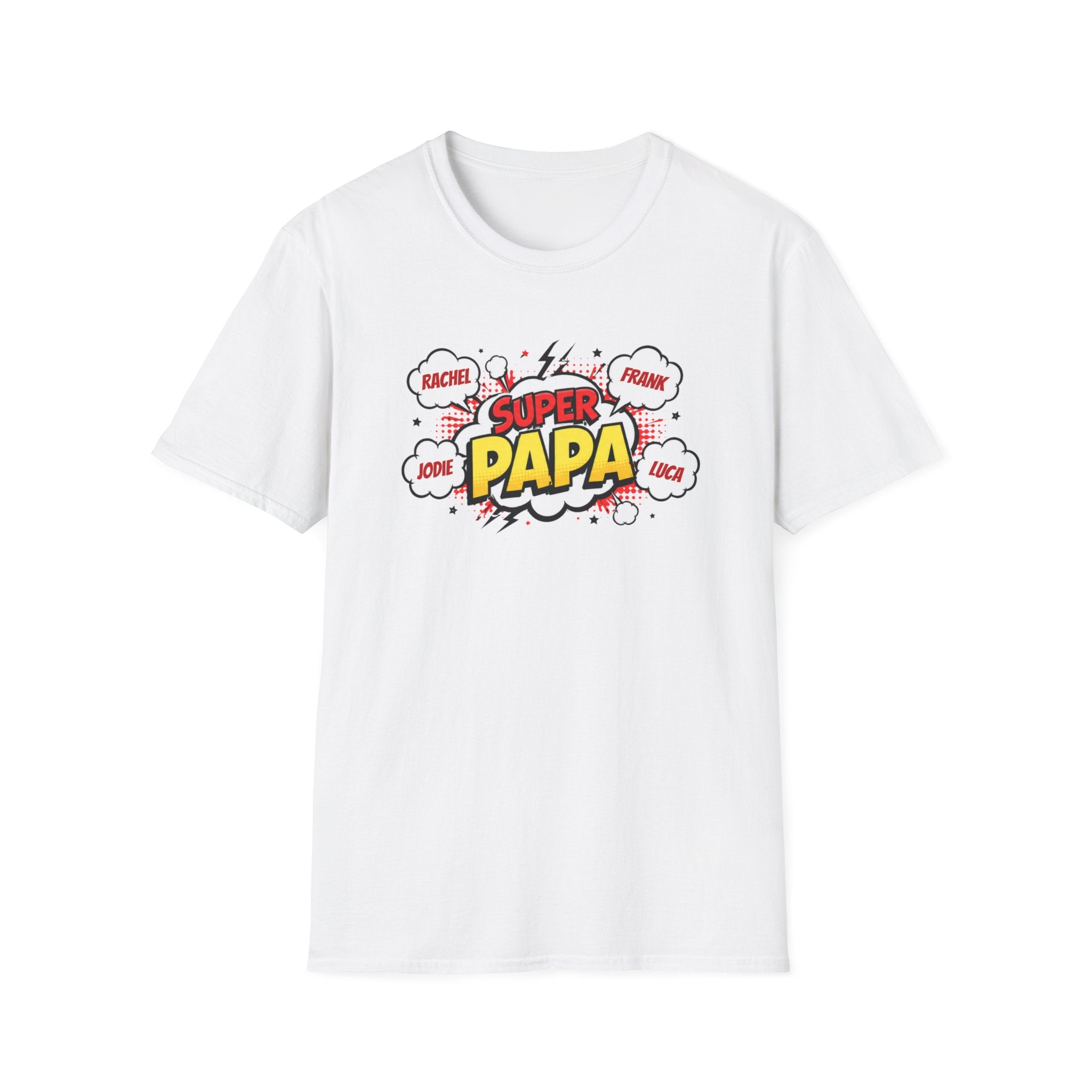 Super Papa Comic T-Shirt — Father's Day Gift Tee