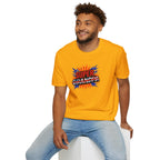Super Grandpa T-Shirt Union Jack/England themed – Retro Comic Style Father’s Day Gift for Grandfathers