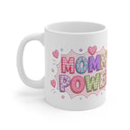 Mommy Power Mug — Colorful Patchwork Mothers Day Coffee Cup