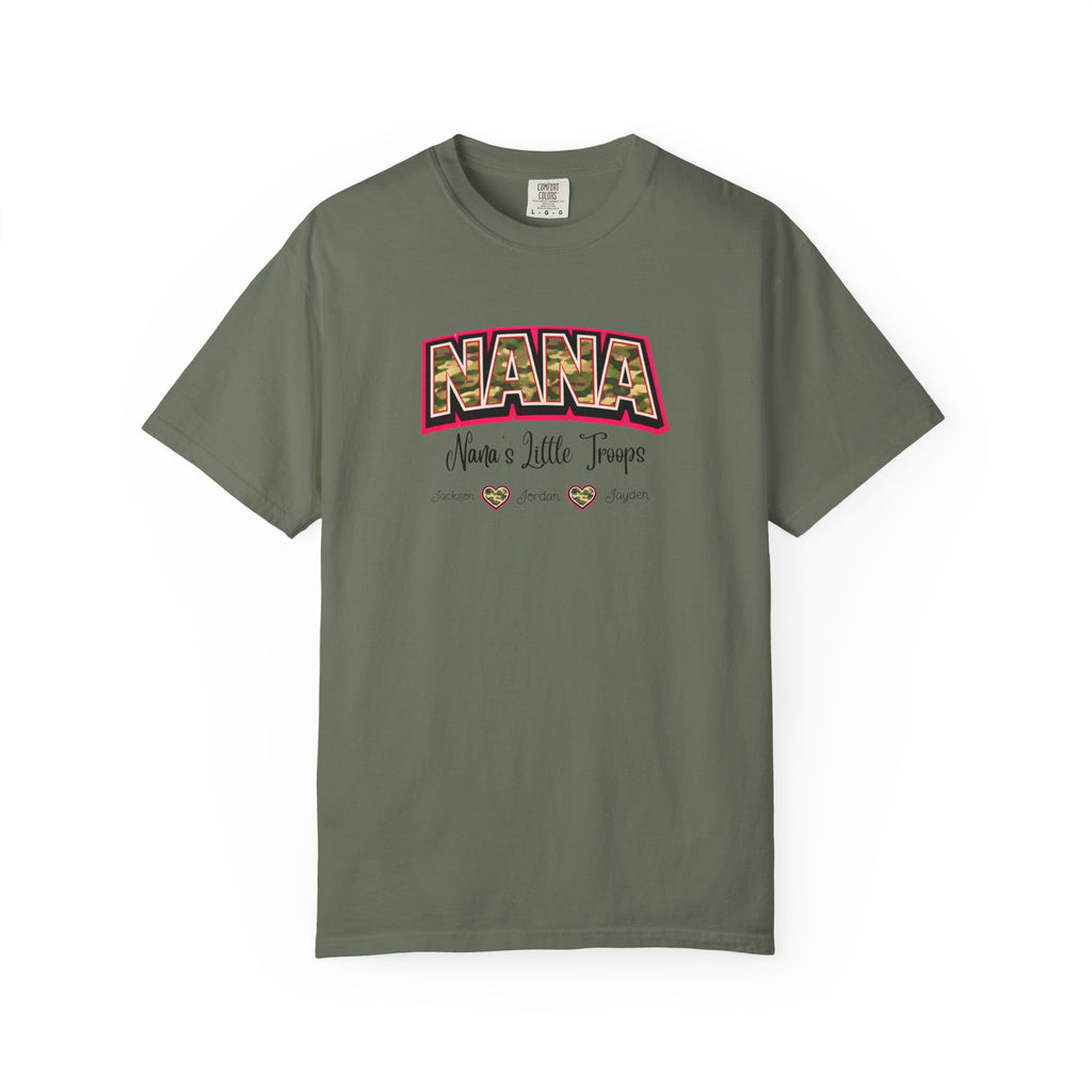 NANA Leopard Print Tee - "Nana's a Little Tramp" Graphic T-Shirt for Grandmothers