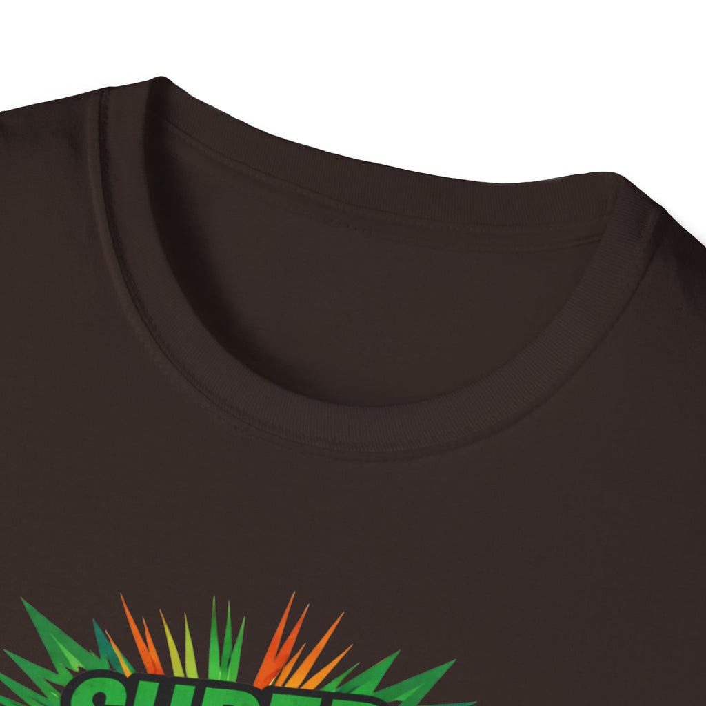 Super Grandad Ireland Flag/Irish themed T-Shirt — Retro Comic Style Gift for Grandpa (Father's Day, Birthday)