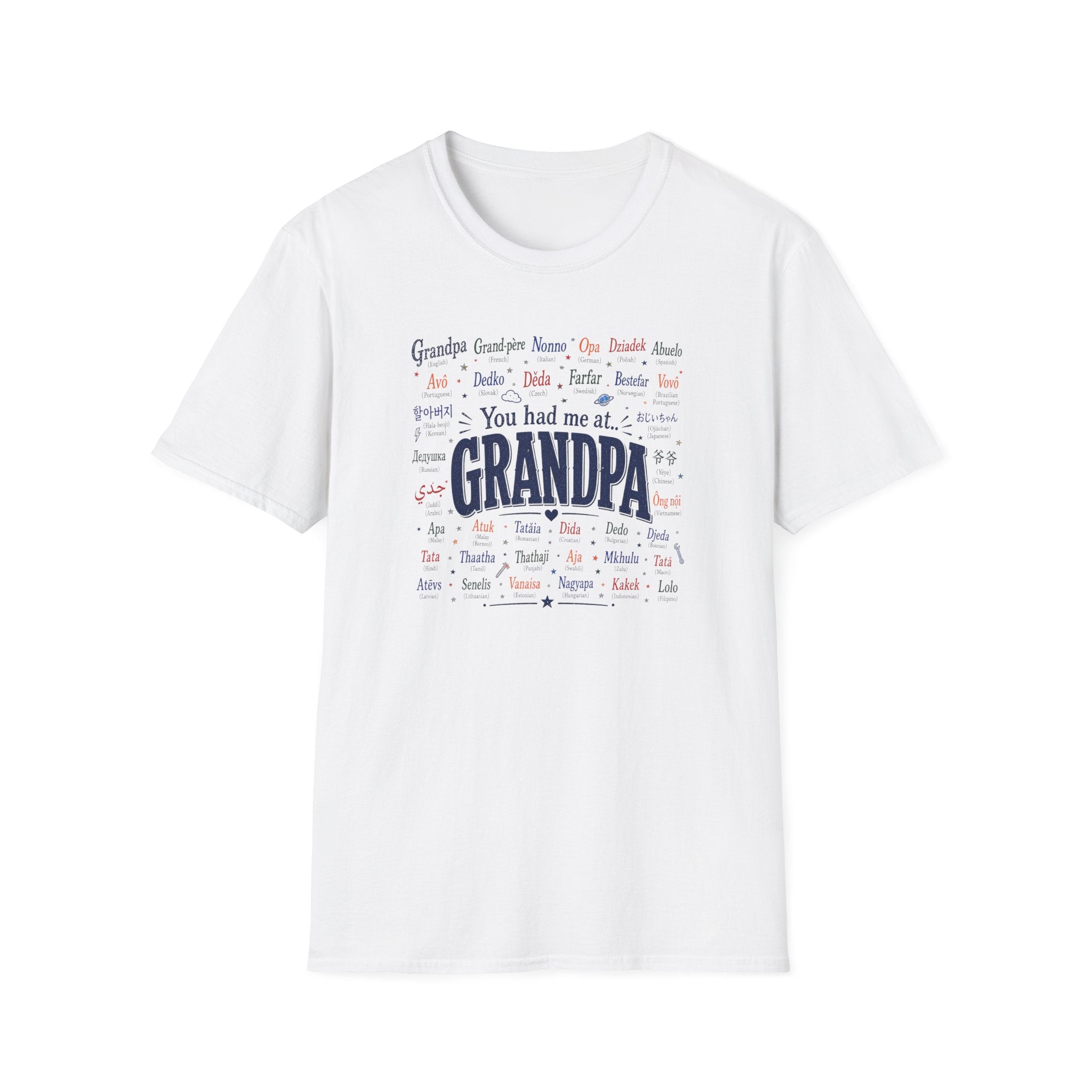 You Had Me at Grandpa T-Shirt — Retro Family Name Gift for Grandfathers