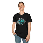 Graffiti 'DAD' Teal T-Shirt
