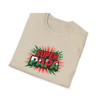 Super Papa Welsh Flag/ Wales themed Graphic T-Shirt — Father’s Day Comic-Style Dad Shirt