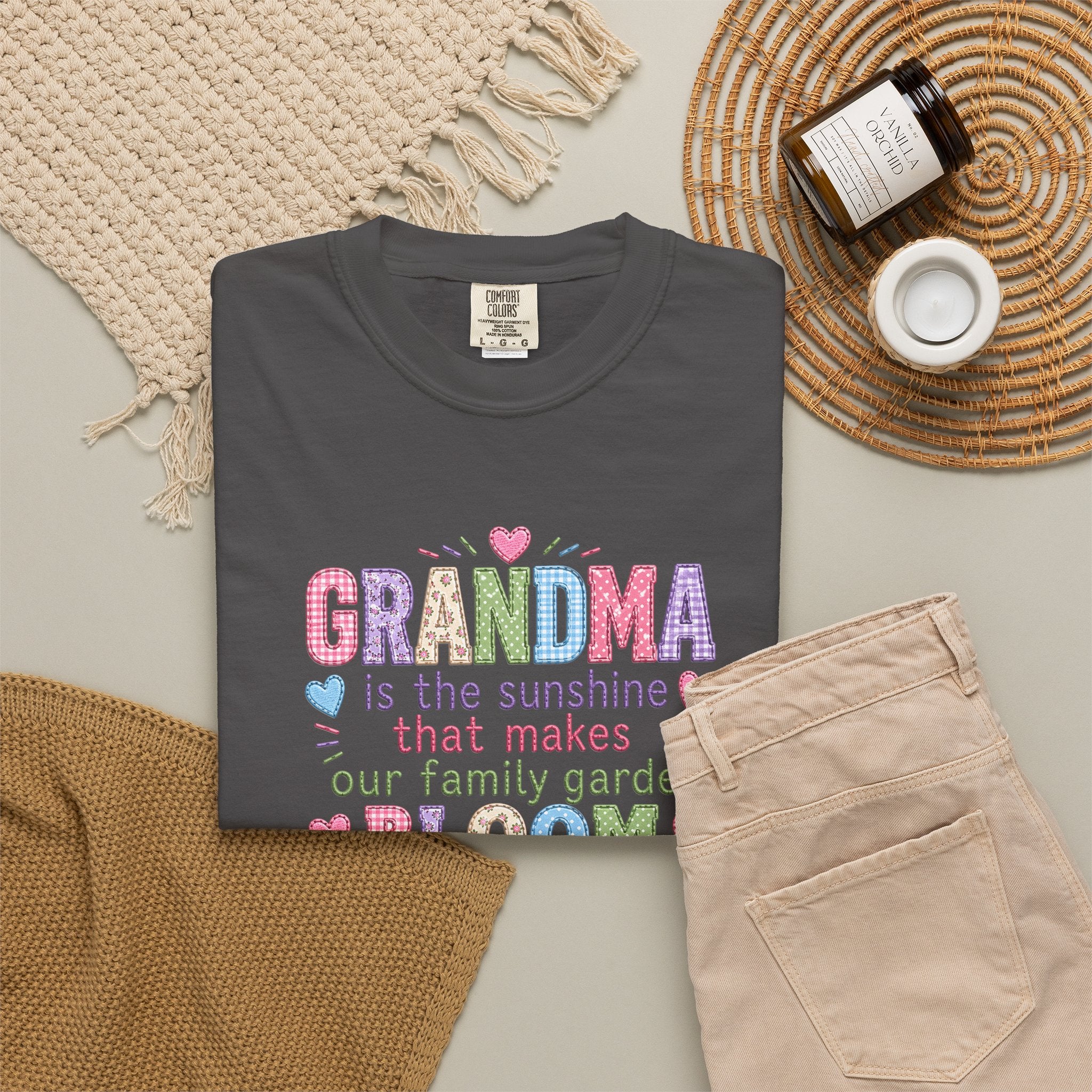 Grandma Is the Sunshine That Makes Our Family Garden Bloom T-Shirt